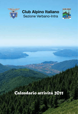 Calendario attività 2011