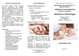 Percorso nascita_agosto 2014 - Azienda per l`Assistenza Sanitaria n