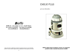 Bieffe EMILIO PLUS - produzione e vendita generatori di vapore
