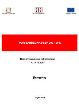 Estratto del Rapporto annuale di esecuzione [file]
