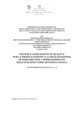 Documento Tecnico - Ufficio Scolastico Provinciale di Forlì