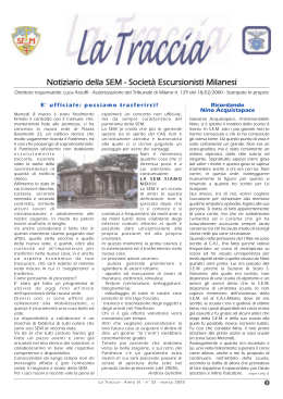 Notiziario n. 32 - Marzo 2005