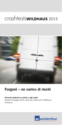 Opuscolo «Furgoni – un carico di rischi» (PDF, 860