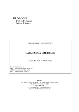 urologia - Dott. Massimiliano De Vecchis