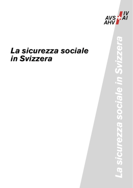 L`assoggettamento al sistema svizzero di sicurezza sociale