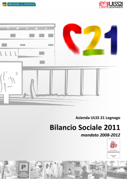 Bilancio Sociale 2011 - Home Page Azienda ULSS 21