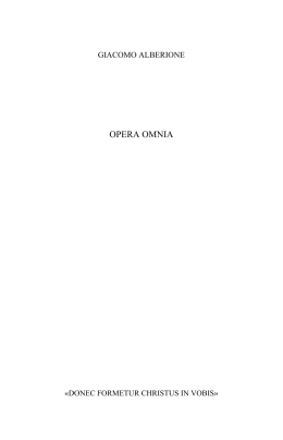 Opera Omnia - Famiglia Paolina