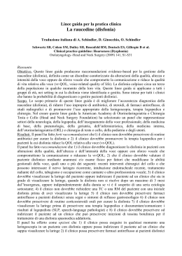 La raucedine (disfonia) - Associazione Logopedisti Piemontesi