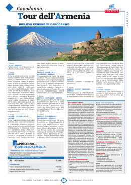 Tour dell`Armenia - Columbia Turismo