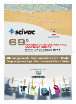 69° Congresso Internazionale Multisala SCIVAC Rimini, 27