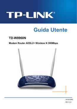 TP-LINK W8960N v5