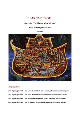 Libretto Arca di Noe - Fondazione Orchestra Sinfonica Siciliana