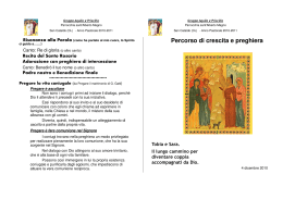 libretto Quarto INCONTRO AQUILA E PRISCILLA 2010-2011