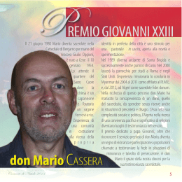 Libretto di sala.indd - Centro Missionario Diocesano di Bergamo