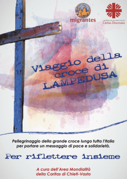 libretto della Croce di Lampedusa