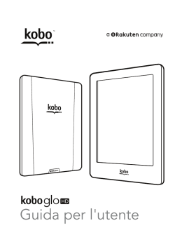 Manuale utente di Kobo Glo HD