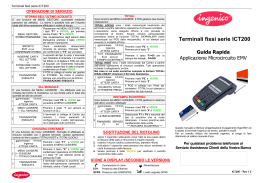Manuale Ingenico ICT 220