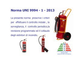 Norma UNI 9994 - 1