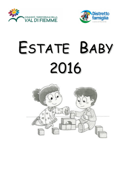 Lettera - libretto Baby 2016