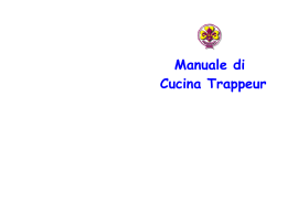 Manuale Cucina Trappeur