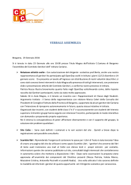 verbale assemblea - Istituto Caniana