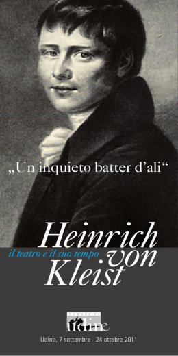 Heinrich von Kleist - Università degli Studi di Udine