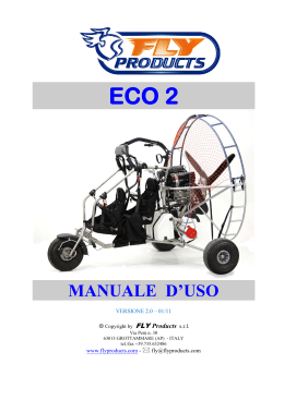 MANUALE D`USO - Fly Products