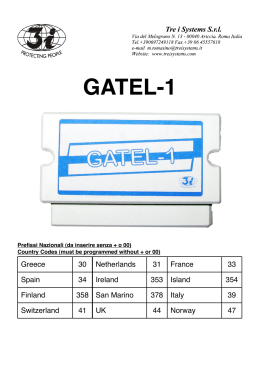 Gatel 1 ITA:ENG Libretto