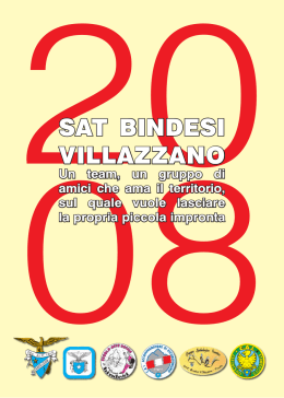 Libretto SAT Bindesi.indd - Il Portale di Villazzano