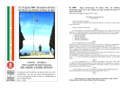 libretto escursione dal M. San Michele al Monte 6 Busi agosto 2009