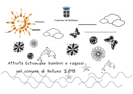 Centri estivi 2015 libretto pubblicato