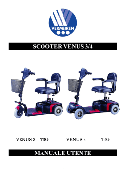 scooter venus 3/4 manuale utente