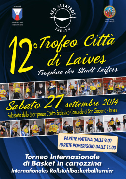 12 trofeo libretto.indd - RSCTU Rollstuhl-Sport