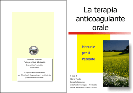 Terapia Anticoagulante Orale - Ospedale S.Bortolo di Vicenza