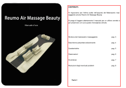 Libretto istruzioni air massage Beauty