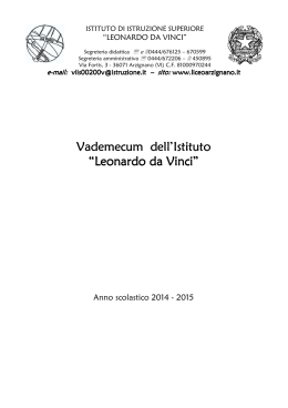 Vademecum - Da Vinci