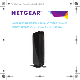N150 Wireless ADSL2+ Modem Router DGN1000v3
