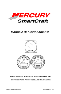 Manuale Mercury SmartCraft