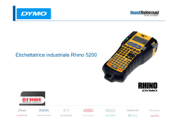Etichettatrice industriale Rhino 5200