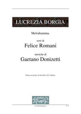 Libretto pdf - Libretti d`opera italiani