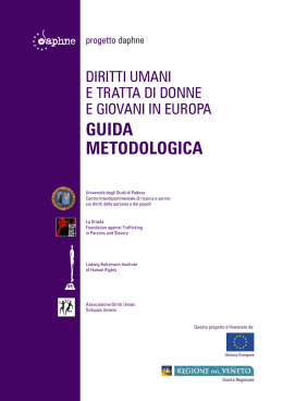 Guida metodologica - Centro Diritti Umani