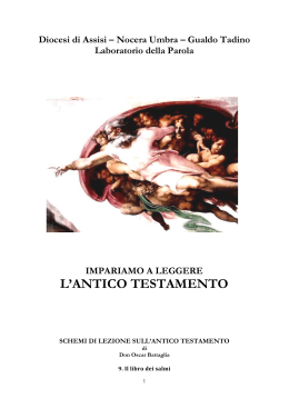 A.T. 9 - Il Libro dei Salmi - Diocesi di Assisi - Nocera Umbra