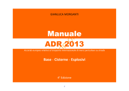 Manuale ADR 2013 - Studio Morganti
