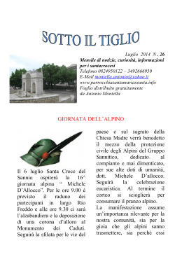 SottoIlTiglioLuglio2014 - Parrocchia Santa Maria Assunta