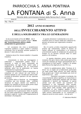 GIORNALINO-n31-nov12-V01 - Parrocchia Sant`Anna Pontinia