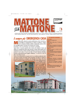 Mattone su Mattone n° 3 del Ottobre 2005