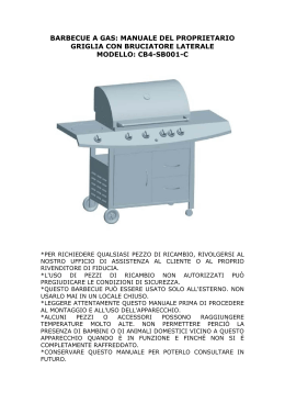 Manuale Barbecue CB-4