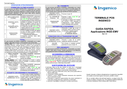 Manuale Ingenico 5100