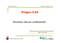 Pregeo 9-02.pps - Servizio Catasto