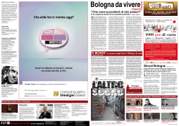 Glocal Bologna - BOLOGNA DA VIVERE.COM magazine